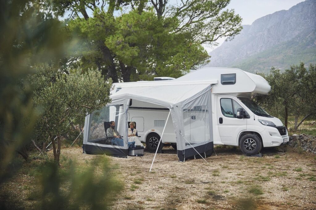 Auvent camping car