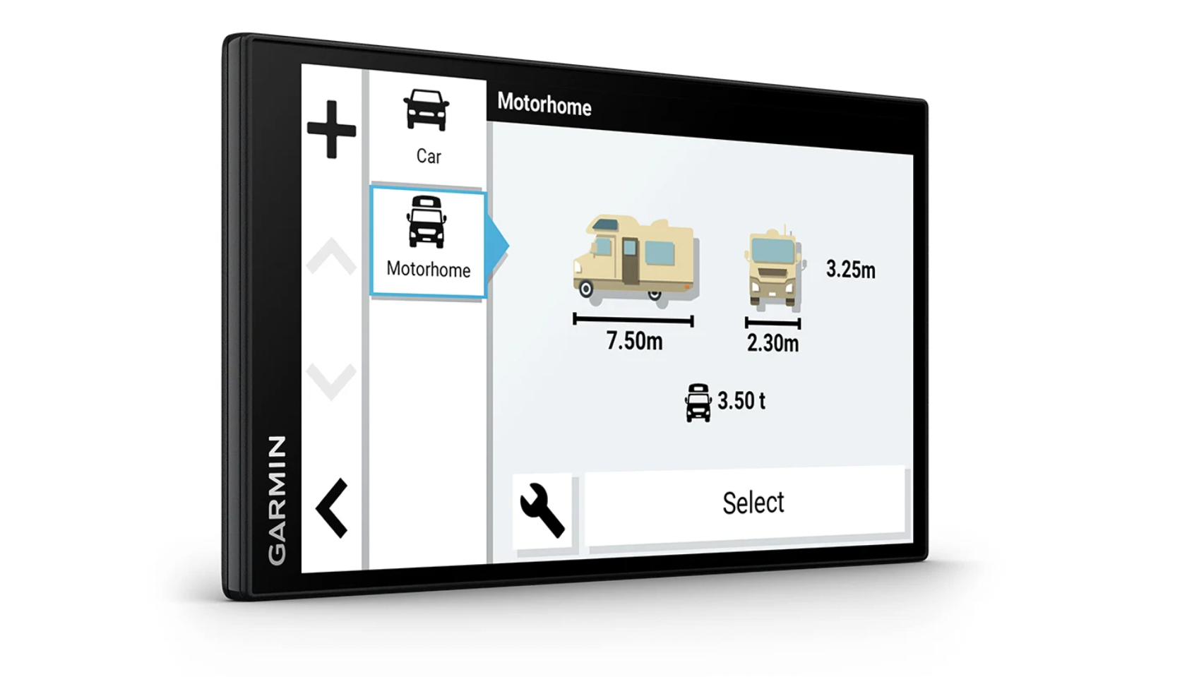 GPS Garmin Camper 795