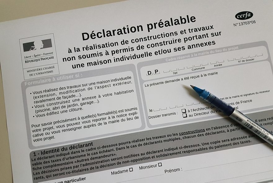 déclaration préalable de travaux