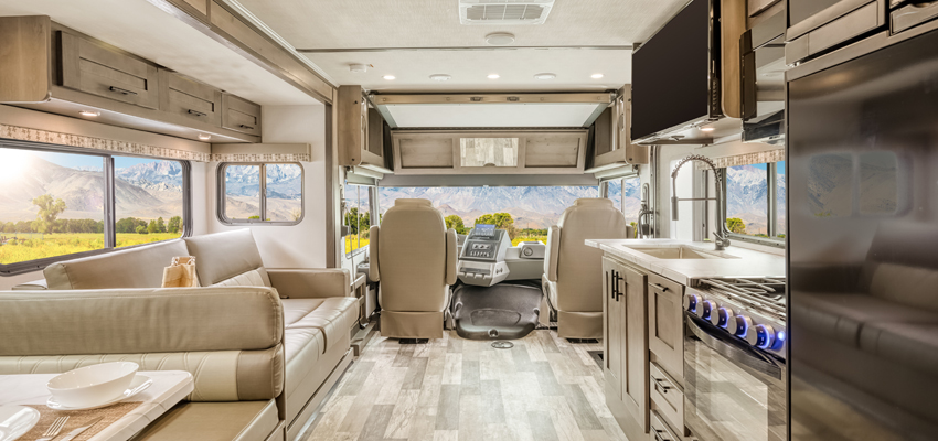 Camping car américain intérieur Camping-car américain homologué France : intérieur